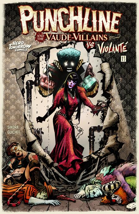 PUNCHLINE AND THE VAUDE-VILLAINS VS VIOLANTE #1 (OF 2) CVR A YVEL GUICHET (VF/NM)