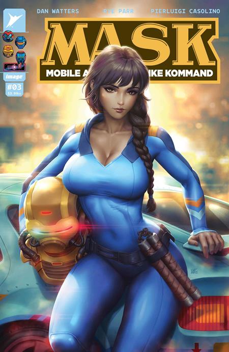 MASK # 3 CVR B KENDRICK KUNKKA LIM VAR (VF/NM)