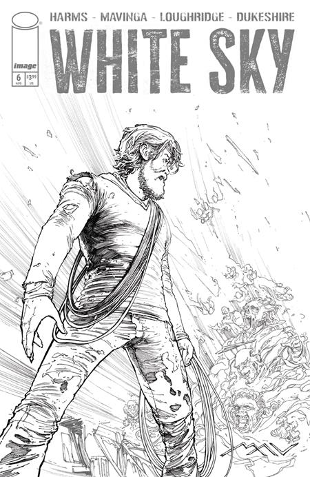 WHITE SKY #6 CVR C JP MAVINGA B&W VAR (MR) (VF/NM)