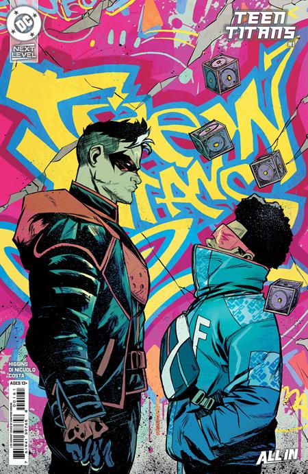 TEEN TITANS #1 CVR G INC 1:25 SANFORD GREENE CARD STOCK VAR (VF/NM)