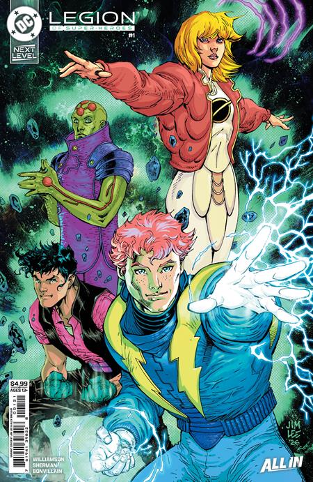 LEGION OF SUPER-HEROES #1 CVR B JIM LEE CARD STOCK VAR (VF/NM)