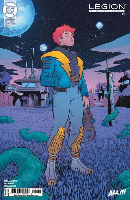 LEGION OF SUPER-HEROES #1 CVR E HAYDEN SHERMAN CARD STOCK VAR (VF/NM)