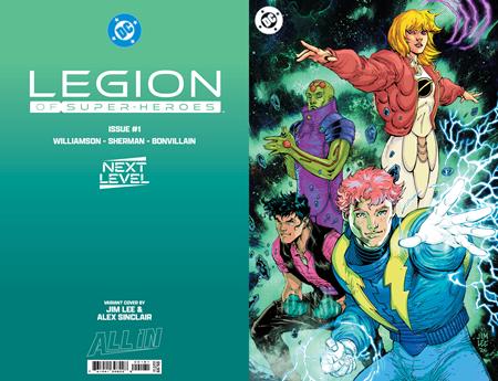 LEGION OF SUPER-HEROES #1 CVR G JIM LEE FOIL VAR (VF/NM)
