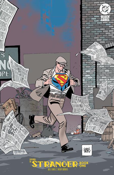SUPERMAN THE STRANGER #1 (OF 6) CVR C GORAN PARLOV CARD STOCK VAR (MR) (VF/NM)
