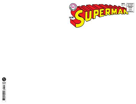SUPERMAN #141 FACSIMILE EDITION CVR B BLANK CARD STOCK VAR (VF/NM)