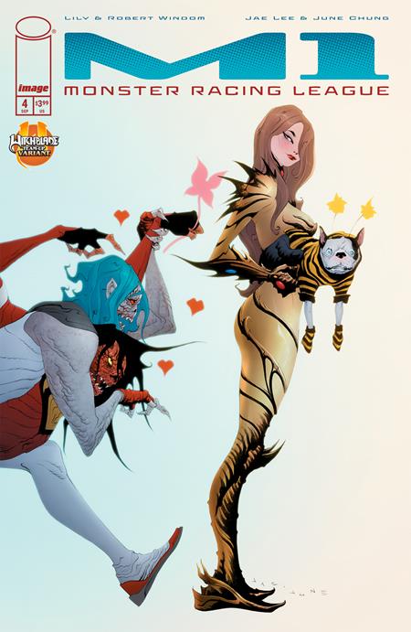 M1 MONSTER RACING LEAGUE #4 CVR B JAE LEE WITCHBLADE TEAM UP VAR (VF/NM)