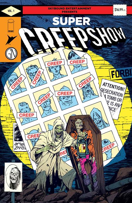SUPER CREEPSHOW TP DIRECT MARKET EXCLUSIVE PYE PARR CVR (MR) (VF/NM)