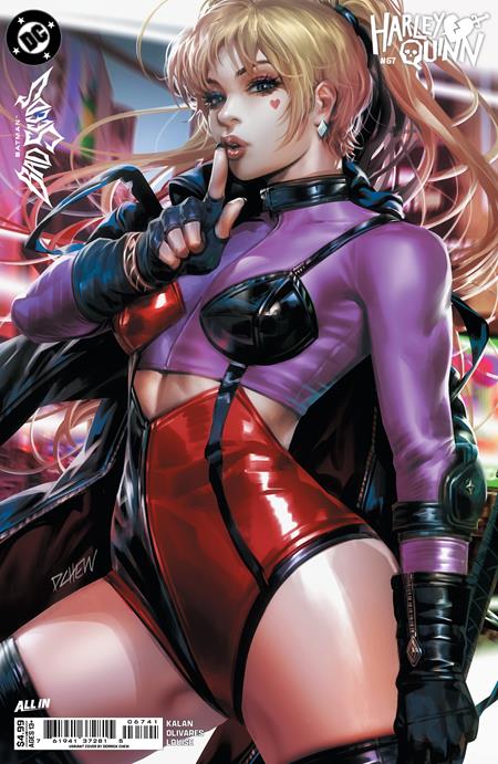 HARLEY QUINN #67 CVR D DERRICK CHEW CARD STOCK VAR (BATMAN BAD SEEDS) (VF/NM) - Packrat Comics