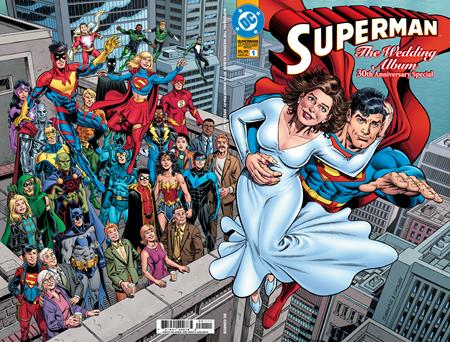 SUPERMAN THE WEDDING ALBUM 30TH ANNIVERSARY SPECIAL #1 (ONE SHOT) CVR A DAN JURGENS & JERRY ORDWAY WRAPAROUND (VF/NM) - Packrat Comics