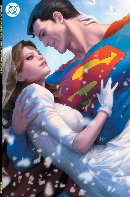 SUPERMAN THE WEDDING ALBUM 30TH ANNIVERSARY SPECIAL #1 (ONE SHOT) CVR E STANLEY ARTGERM LAU FOIL VAR (VF/NM) - Packrat Comics