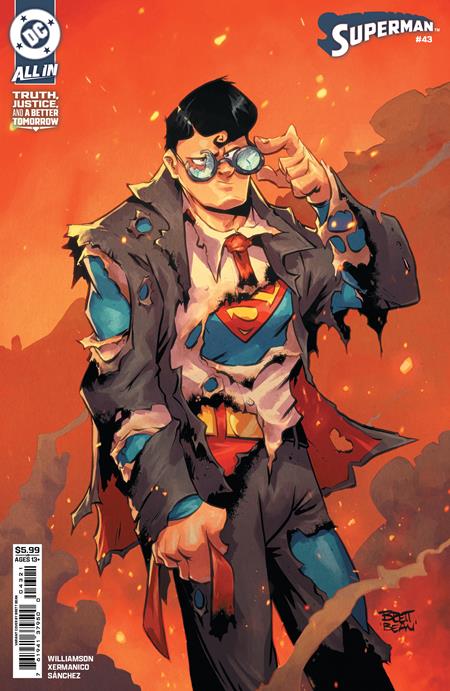 SUPERMAN #43 CVR B BRETT BEAN CARD STOCK VAR (VF/NM) - Packrat Comics