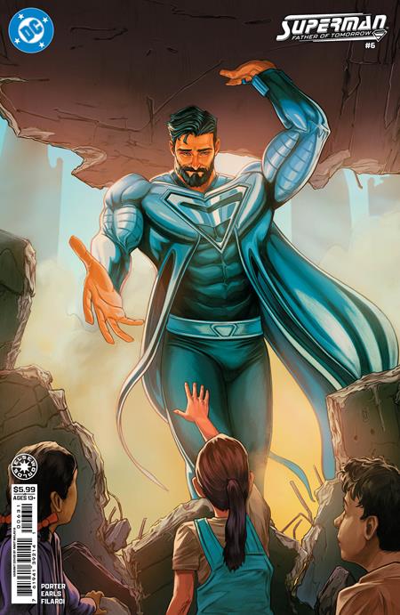 SUPERMAN FATHER OF TOMORROW #6 (OF 6) CVR C NIMIT MALAVIA CARD STOCK VAR (VF/NM) - Packrat Comics
