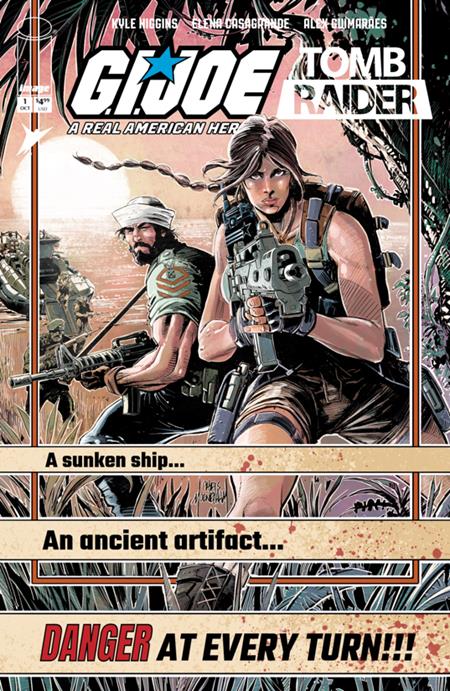 GI JOE A REAL AMERICAN HERO TOMB RAIDER #1 (OF 5) CVR D INC 1:25 CHRIS MOONEYHAM VINTAGE JOE VAR (VF/NM)