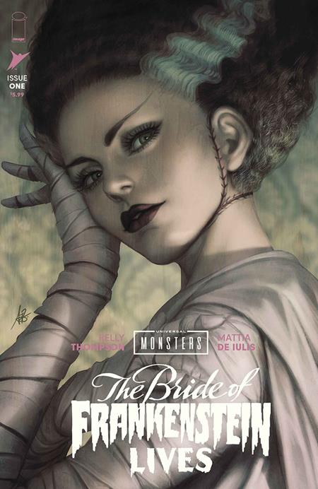 UNIVERSAL MONSTERS THE BRIDE OF FRANKENSTEIN LIVES #1 (OF 4) CVR J STANLEY ARTGERM LAU FOIL VAR (VF/NM) - Packrat Comics