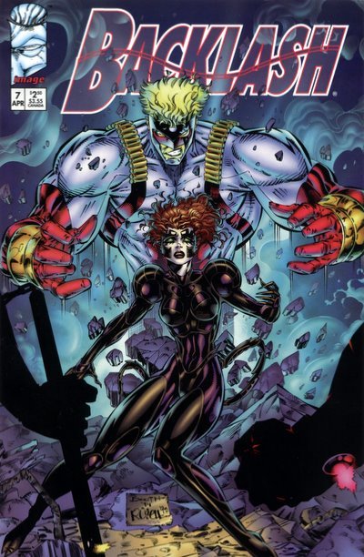 Backlash #7 CVR A Image 1995 VF