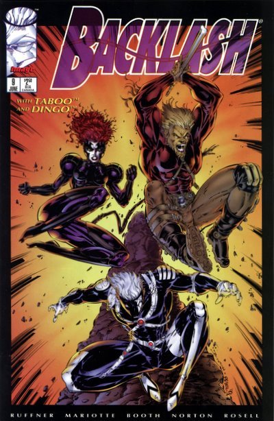 Backlash #9 CVR A Image 1995 VF
