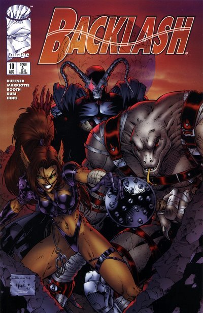 Backlash #10 CVR A Image 1995 VF