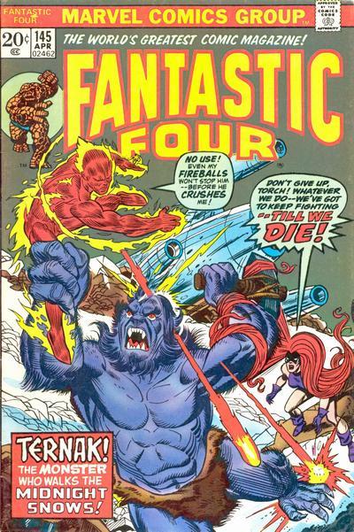 Fantastic Four #145 CVR A Marvel 1974 FN