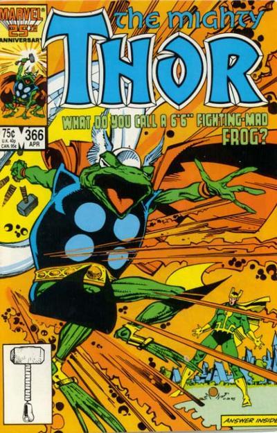 Thor #366 CVR A Marvel 1986 FN