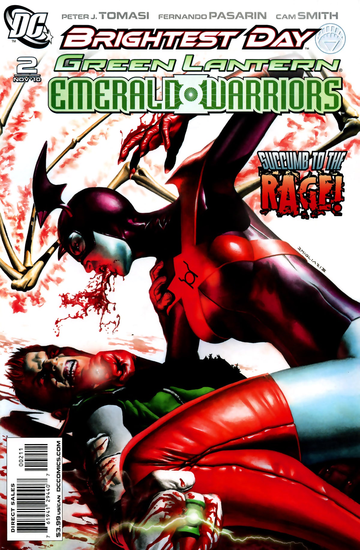 Green Lantern: Emerald Warriors #2 CVR A DC Comics 2010 VF/NM
