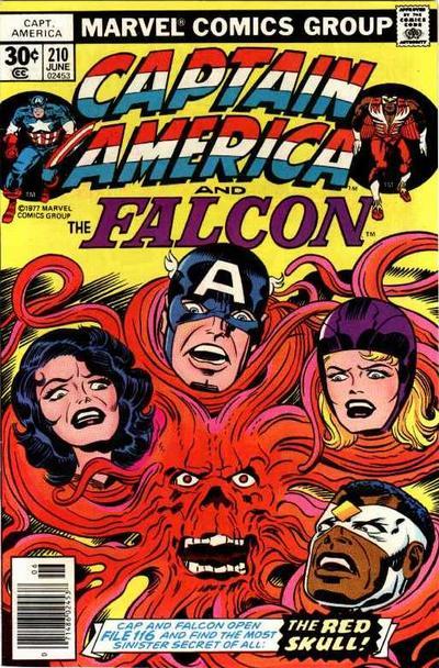 Captain America #210 CVR A Marvel 1977 FN