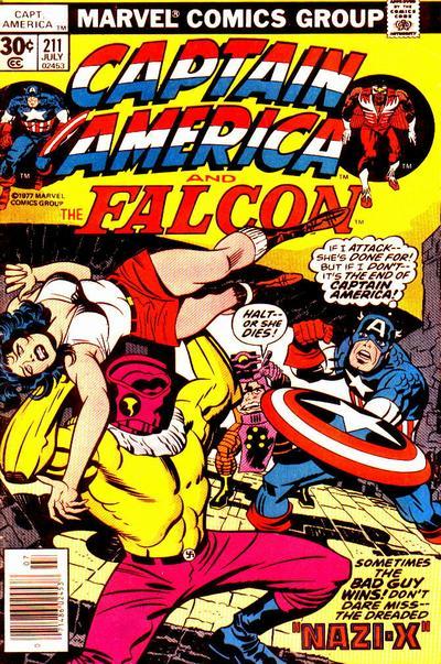 Captain America #211 CVR A Marvel 1977 FN