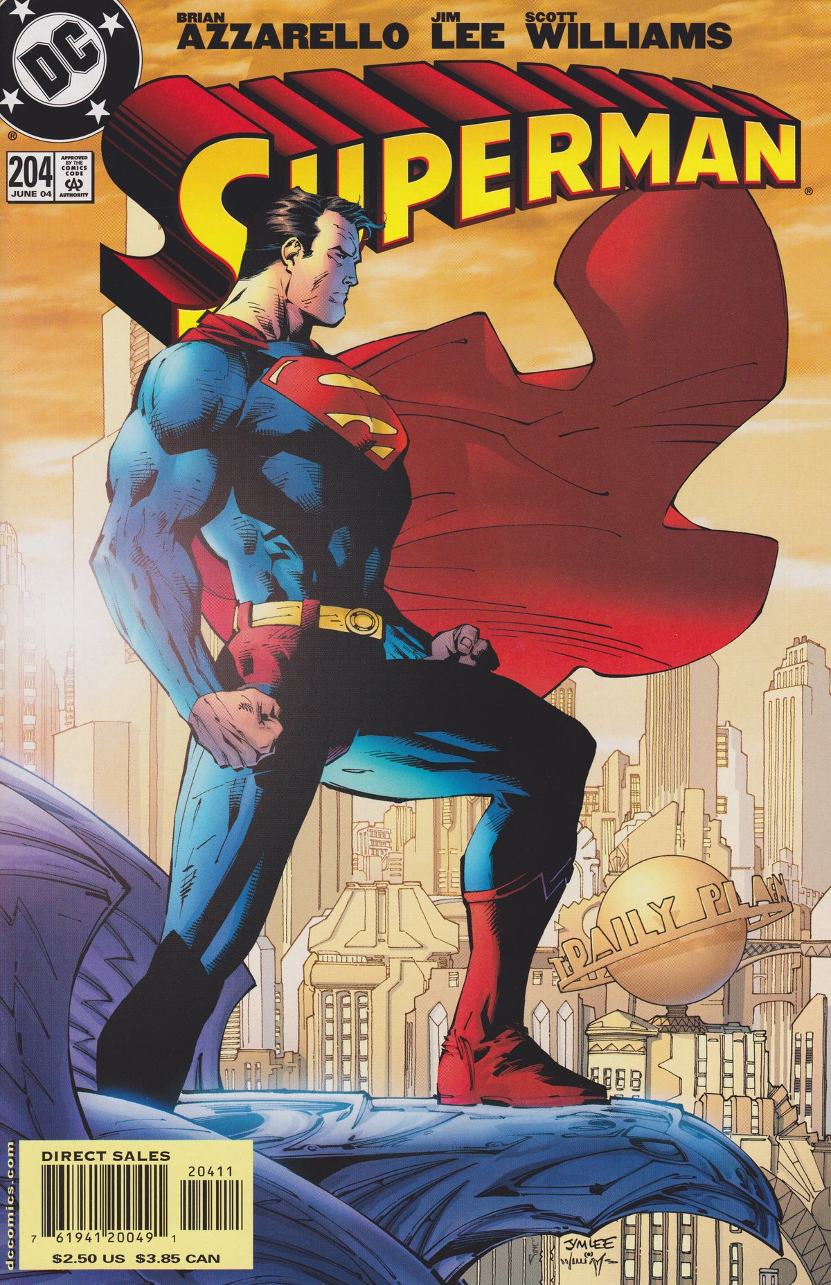 Superman #204 CVR A DC Comics 2004 VG