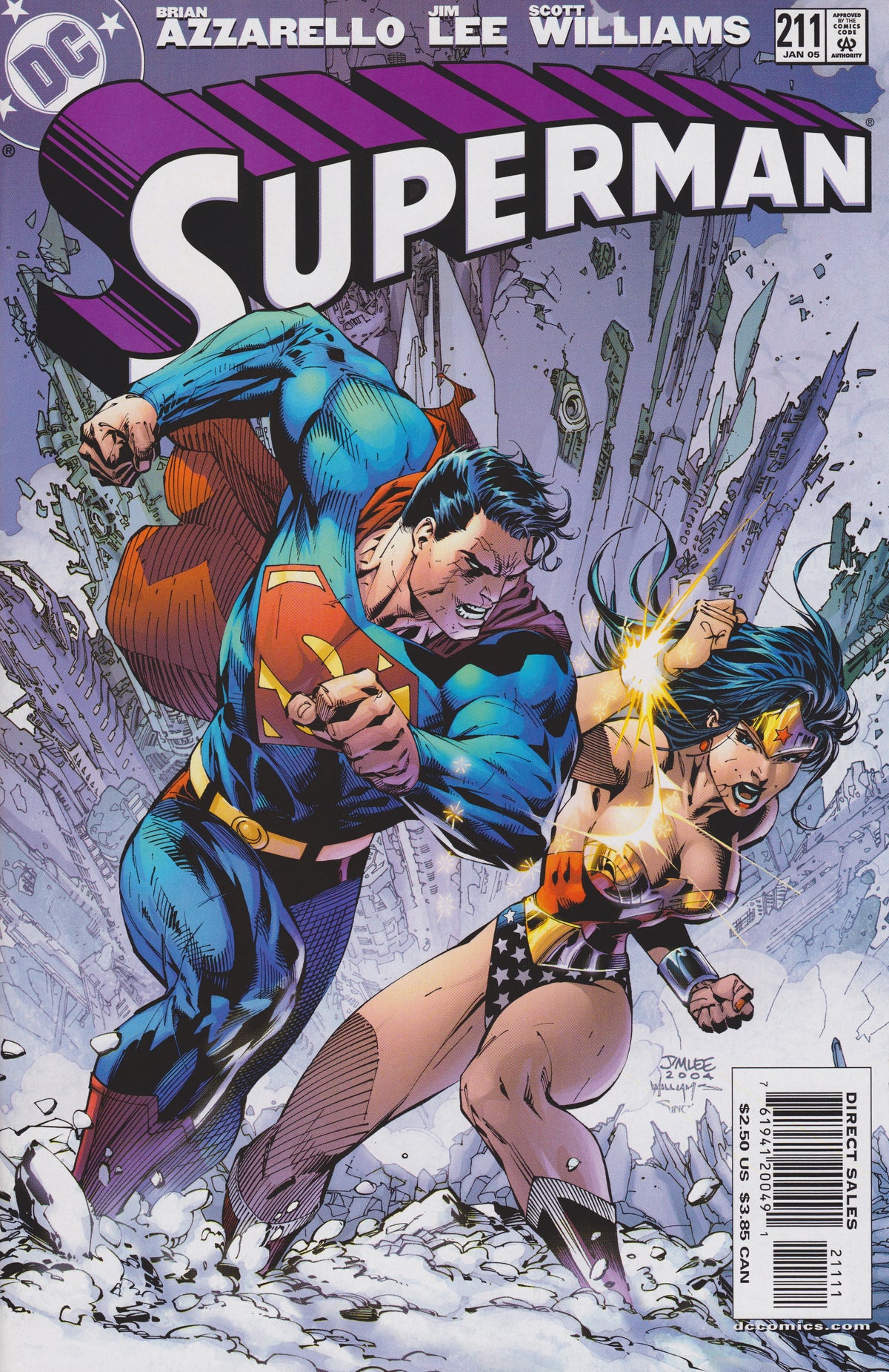 Superman #211 CVR A DC Comics 2005 VG