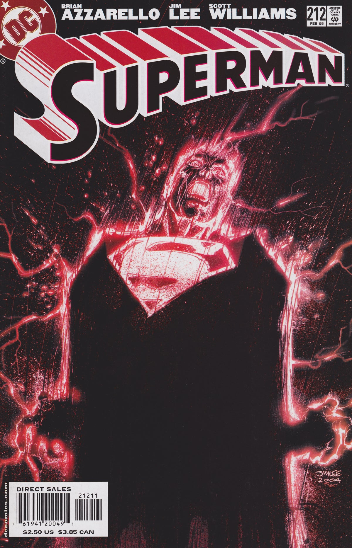 Superman #212 CVR A DC Comics 2005 VG