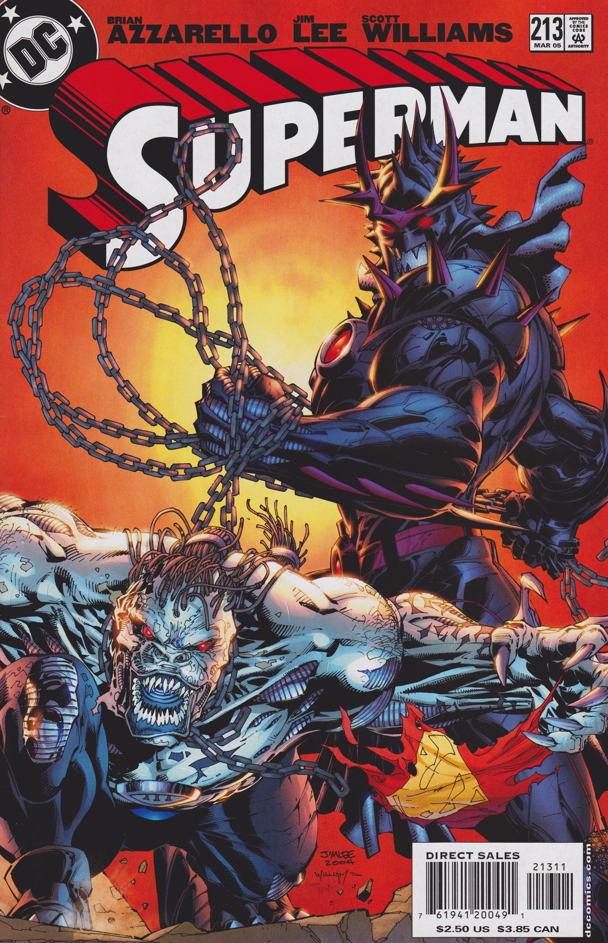 Superman #213 CVR A DC Comics 2005 VG