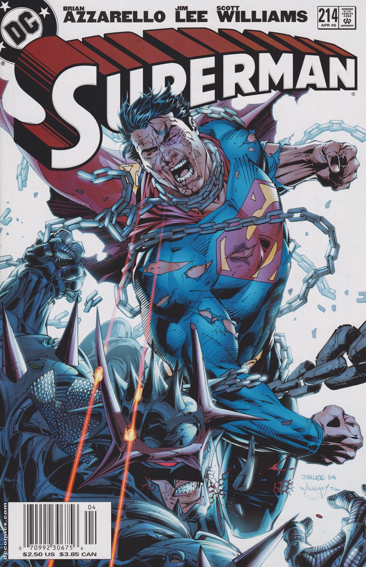 Superman #214 CVR A DC Comics 2005 VG