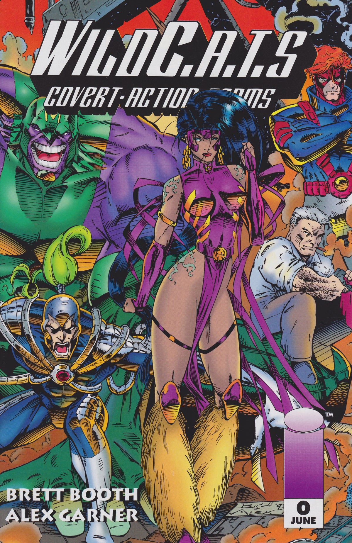 WildC.A.T.s: Covert Action Teams #0 CVR A Image 1993 VF