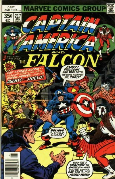 Captain America #217 CVR A Marvel 1978 FN