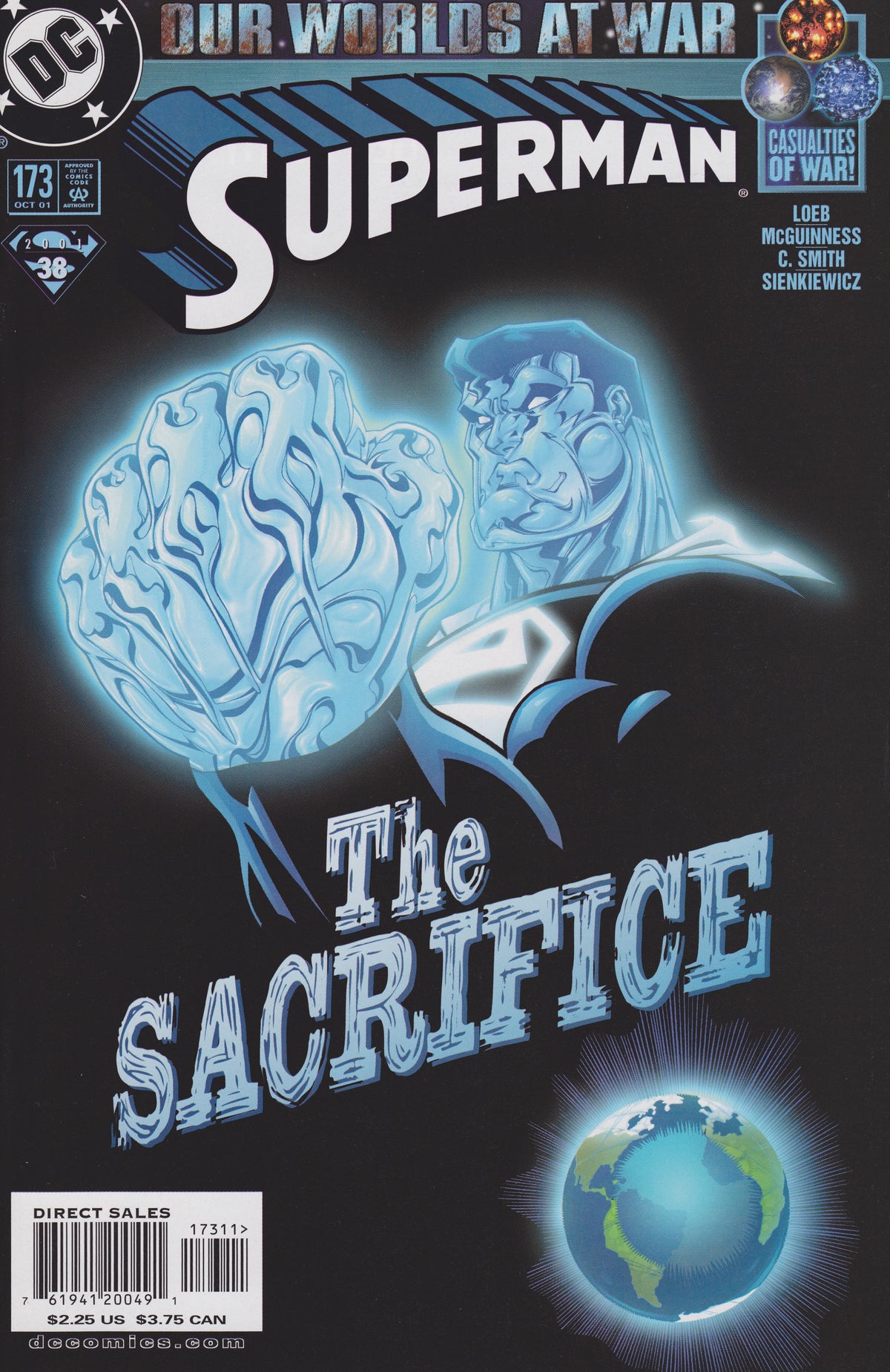 Superman #173 CVR A DC Comics 2001 VG