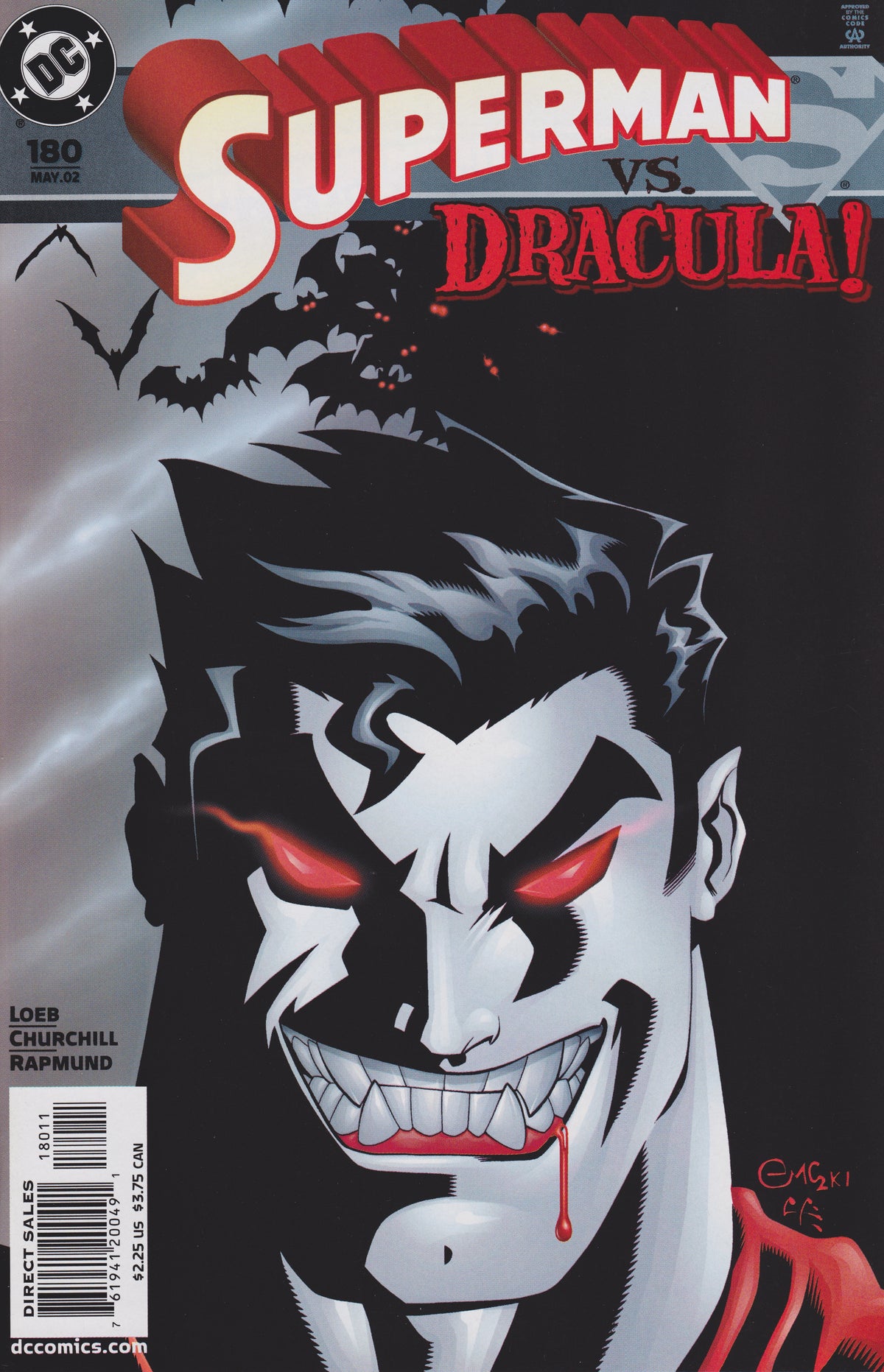 Superman #180 CVR A DC Comics 2002 VG