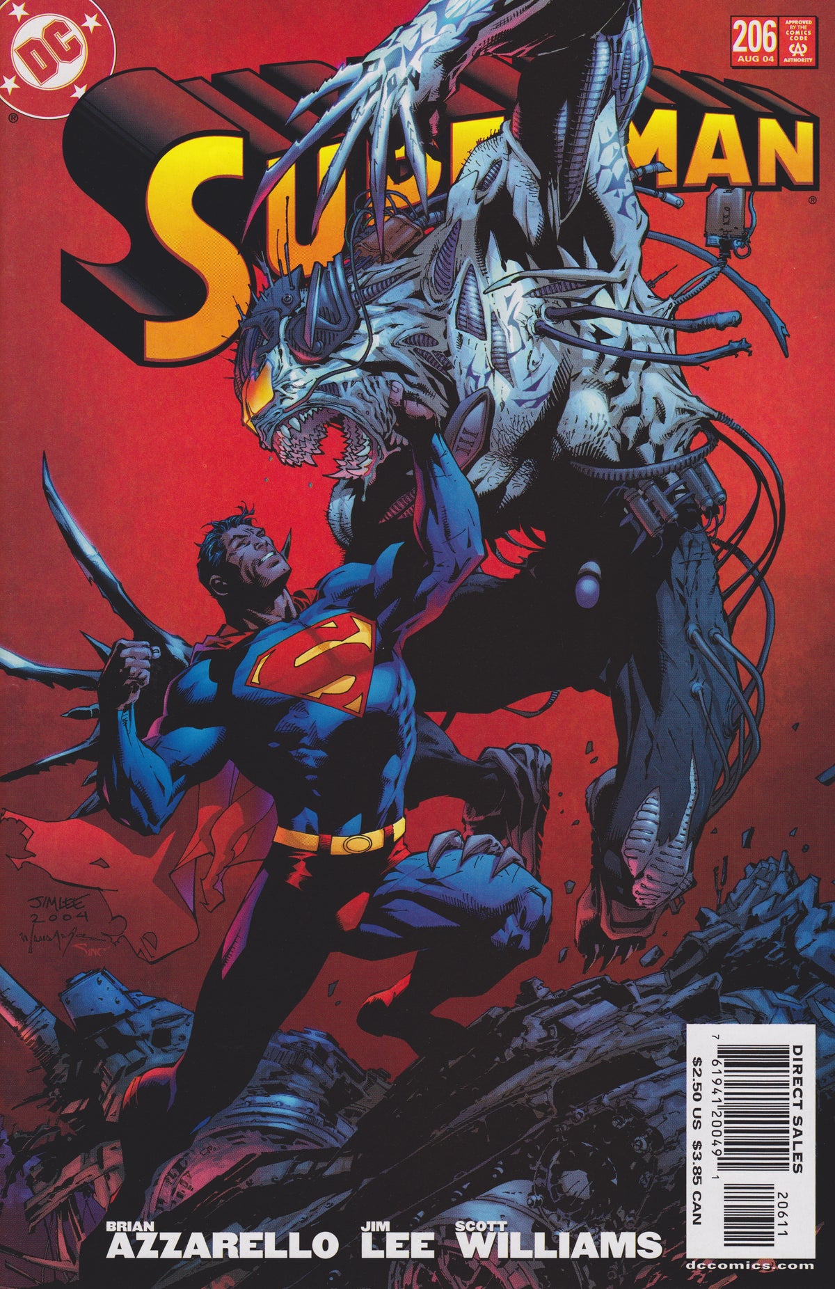Superman #206 CVR A DC Comics 2004 VG