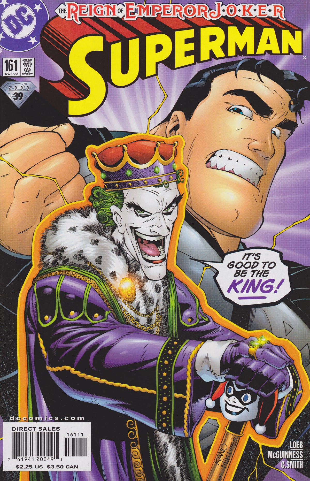 Superman #161 CVR A DC Comics 2000 VG