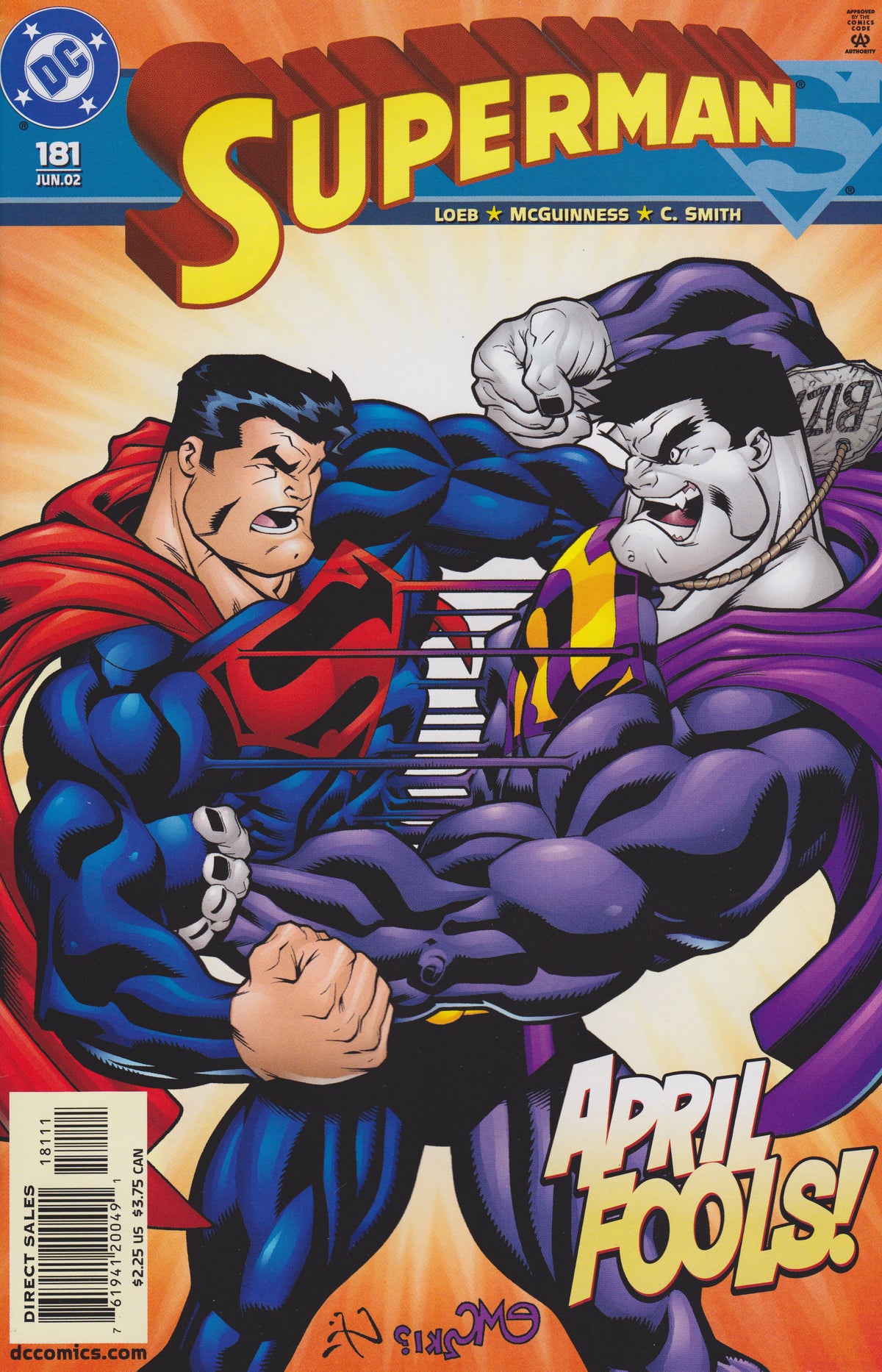 Superman #181 CVR A DC Comics 2002 VG
