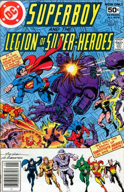 Superboy and the Legion of Super-Heroes #243 CVR A DC Comics 1978 FN