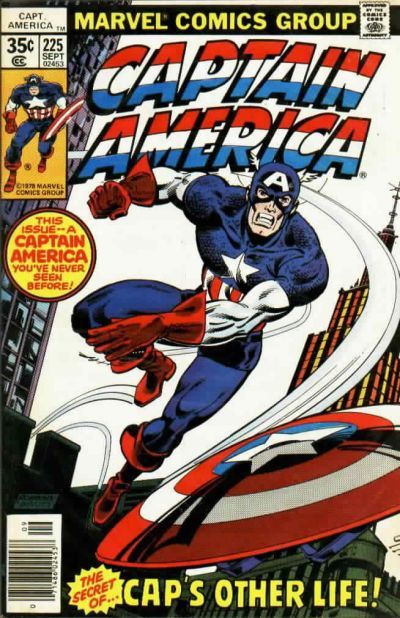 Captain America #225 CVR A Marvel 1978 FN
