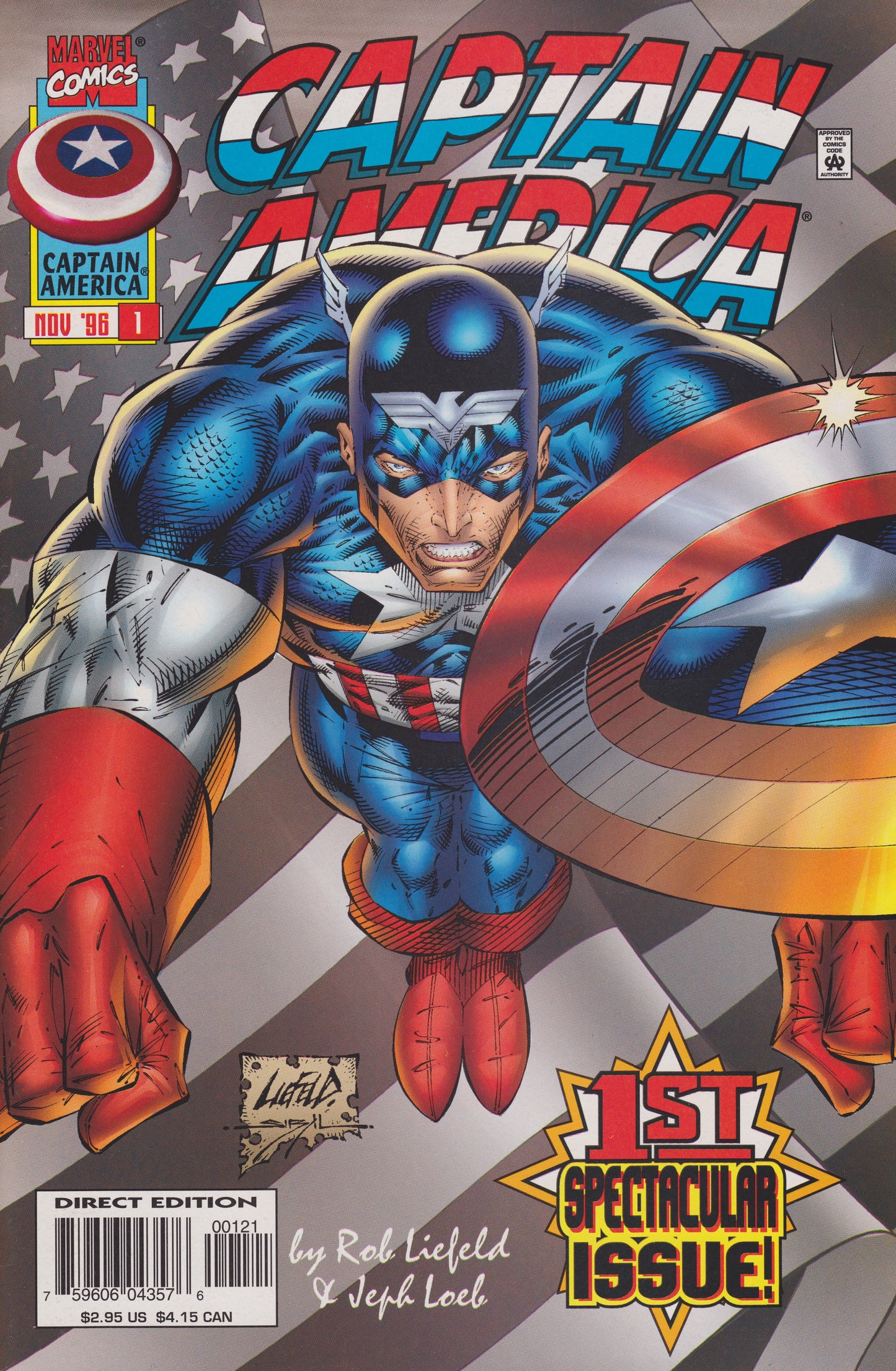 Captain America #1 - CVR B (VF)