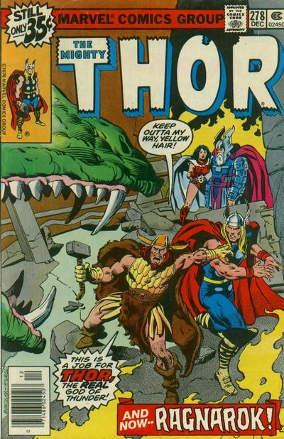 Thor #278 CVR A Marvel 1978 FN