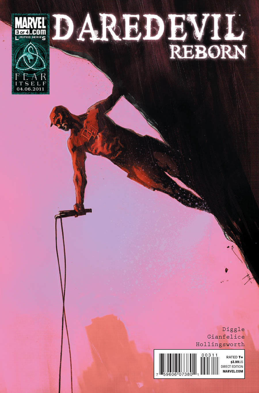 Daredevil: Reborn #3 CVR A Marvel 2011 VF