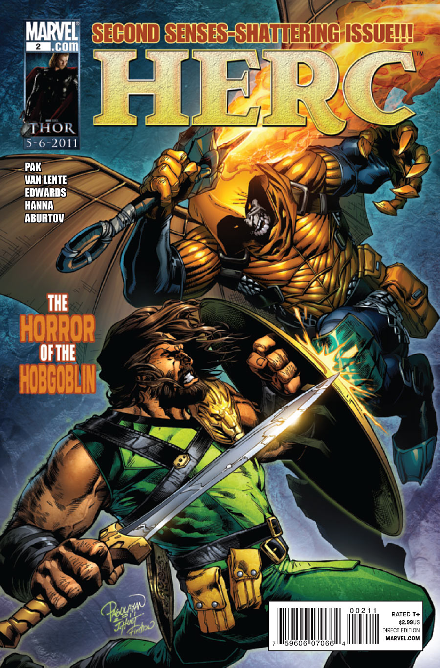 Herc #2 CVR A Marvel 2011 VF