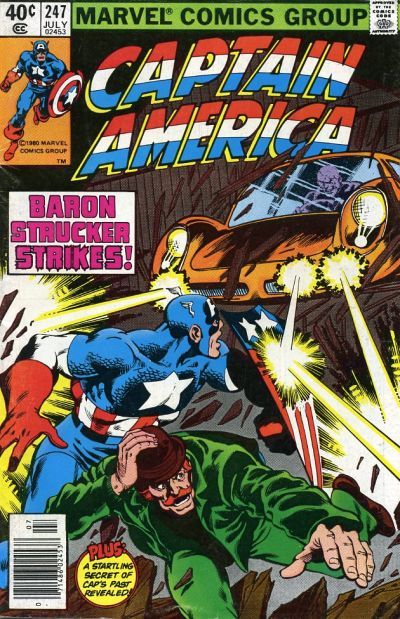 Captain America #247 CVR A Marvel 1980 FN