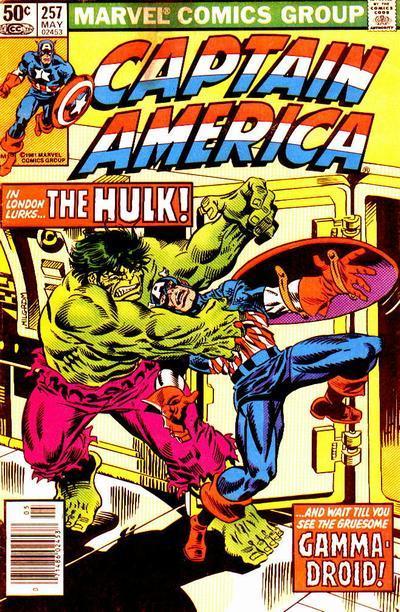 Captain America #257 CVR A Marvel 1981 FN