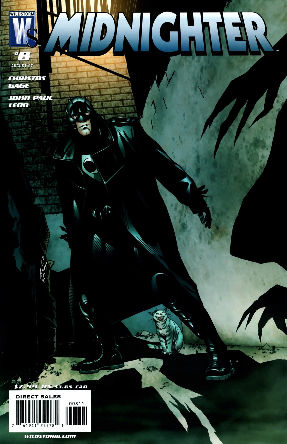 Midnighter #8 CVR A DC Comics 2007 VF