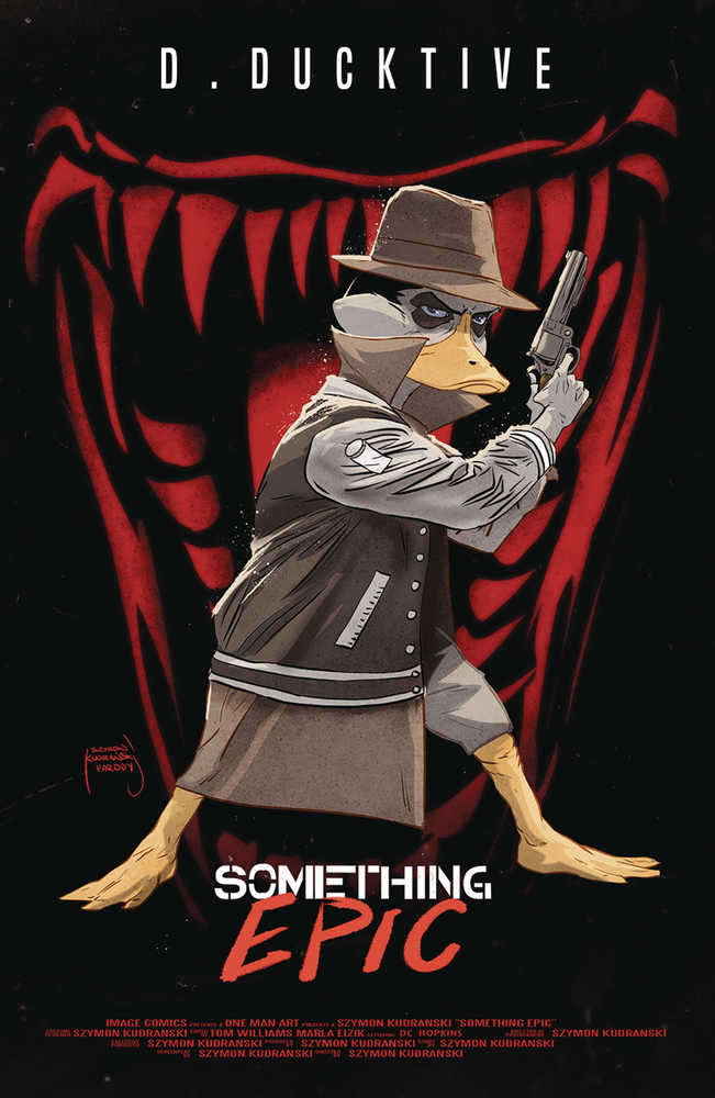IMAGE COMIC BOOK Something Epic #12 Cover C Szymon Kudranski Movie Homage Red Variant