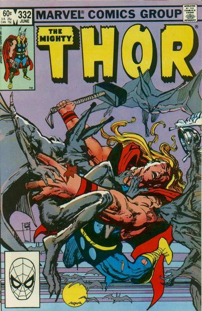 Thor #332 CVR A Marvel 1983 FN