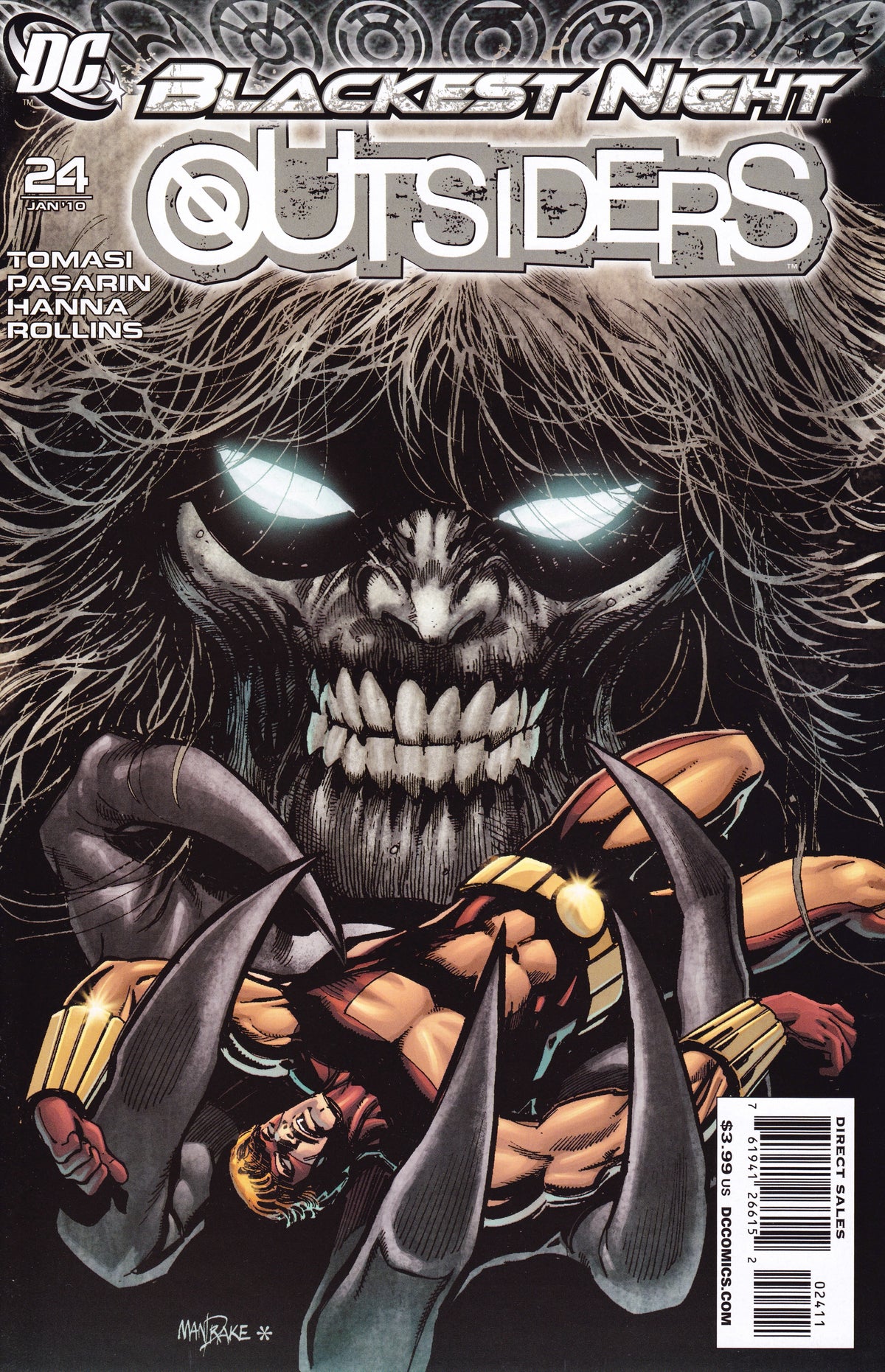 The Outsiders #24 CVR A DC Comics 2009 FN